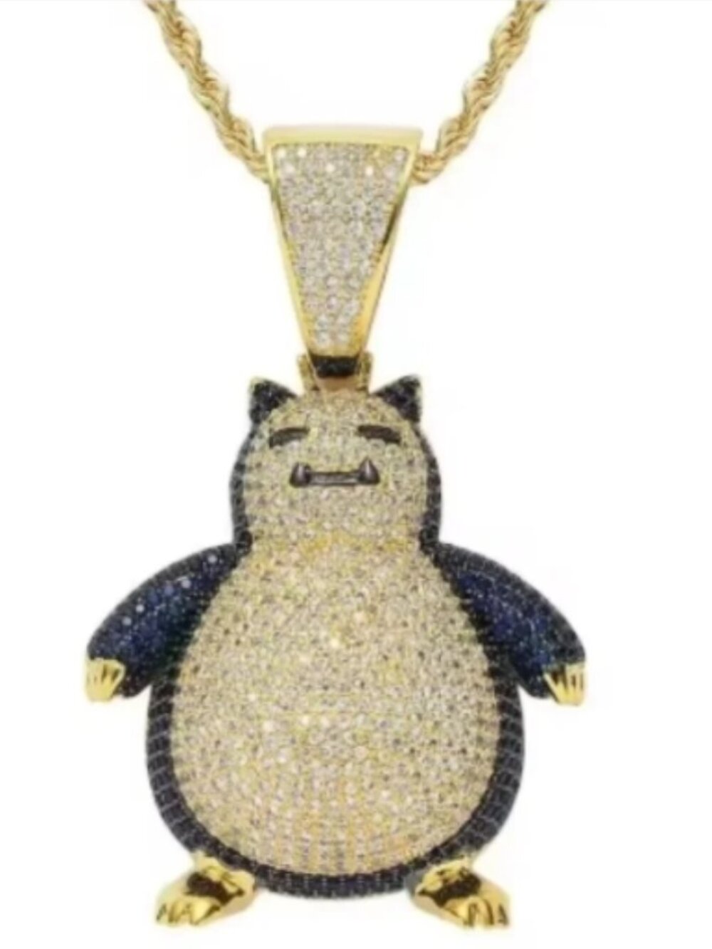 Pokémon Snorlax Gold Plated Necklace